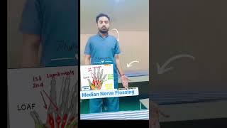 median nerve flossing physioyears mediannerve [upl. by Ahtelra]