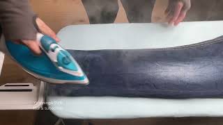 ASMR ironing with hot steam burst steamiron relaxing asmrsounds ironingasmr [upl. by Raual]