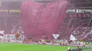 Torino  Juventus  02 Coreografia curva Maratona  inno Toro [upl. by Fillbert607]