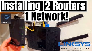 HOME NETWORKING 101 HOW TO CONNECT 2 ROUTERS IN ONE HOME NETWORK [upl. by Dazhahs]