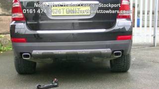 Towbar Video  Mercedes GL Westfalia towbar [upl. by Rondon]