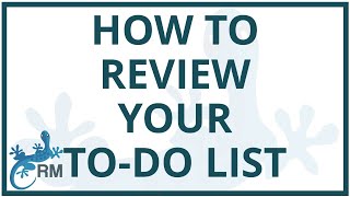 How to Review Your ToDo List Using the Eisenhower Matrix [upl. by Kenzie]