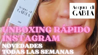 🛍️📦UNBOXING ACQUA DI GABIA POR INSTAGRAM💞 CÓDIGO 15 VANESA [upl. by Stephana207]