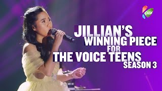 Jillian Pamat’s winning piece for The Voice Teens Season 3 [upl. by Odnarb]