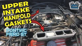 How To Replace Upper Intake Manifold Gaskets  Fiero GT Andy’s Garage Episode  331 [upl. by Llenram98]