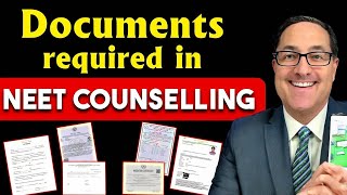 Documents Required in COLLEGE NEET Counselling 2024  MCC All India  State Counselling  MBBS  BDS [upl. by Ahseikram]