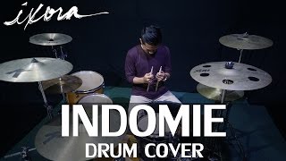 Indomie Mie Dari Indonesia  Lagu Indomie  SkinnyIndonesian24  Drum cover  Ixora Wayan [upl. by Fujio]