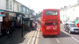 🇬🇧 BUS JOURNEY TIMELAPSE  Brighton amp Hove 2 Rottingdean ➔ Steyning [upl. by Sorvats649]