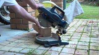 Ryobi 18v One Compound Mitre Saw  Drop Saw Review [upl. by Nairod]