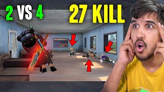 MAG7 GUN DESTRUCTION 27 KILL AJJUBHAI AND AMITBHAI BEST GAMEPLAY  GARENA FREE FIRE [upl. by Liane]