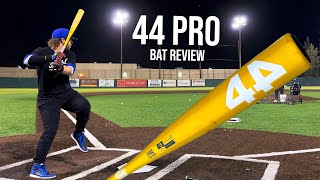 Hitting with the 44 PRO Alloy XP  BBCOR Baseball Bat Review [upl. by Llednor]