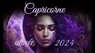 ♑ CAPRICORNE ♑ Prévisions pour lannée 2024  Ambiance générale et moismois [upl. by Nnaaras]