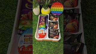 Dairy milk Silk kinder Joy Dark Fantasy Lunch box choclatelunchbox shorts trendingshorts [upl. by Putscher279]