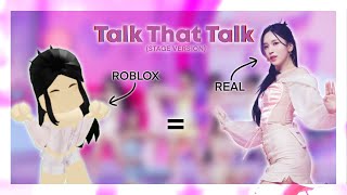 ✌️ TWICE quotTALK THAT TALKquot STAGE INSPIRED OUTFITS CODES  ROBLOX  Neo Clothing Technology [upl. by Hertzfeld]