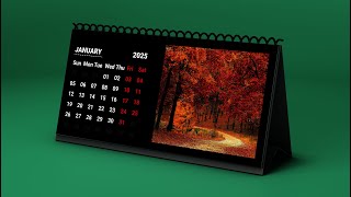 Calendar design 2025 in adobe illustrator tutorial illustrator tutorials design graphics logo [upl. by Kciregor]