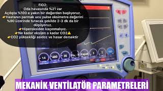 MEKANİK VENTİLATÖR PARAMETRELERİ VE MODLARINI TANIYALIM [upl. by Mcdermott820]