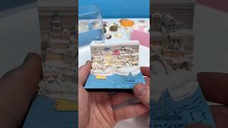 Santorini Beach Calendar ☀️📆 Get yours today 🔗 artsypadscom santorini satisfying giftideas [upl. by Lesoj923]