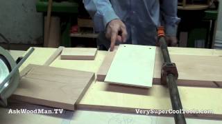 15 How To Build A Bed • Cutting Side Rails To Length [upl. by Kreis931]