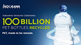 Indorama Ventures Celebrates Recycling 100 Billion PET Bottles [upl. by Nirol]