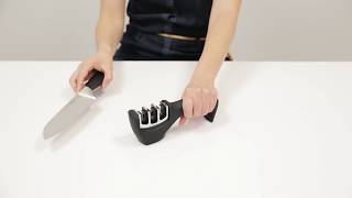 How to use 3 in 1 knife sharpener [upl. by Oram]