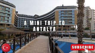 MINI TRIP TO ANTALYA  ASKA LARA RESORT amp SPA WALKING TOUR [upl. by Nospmis]