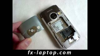 Disassembly Nokia 6680  Battery Glass Screen Replacement [upl. by Ttenaej]