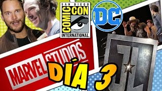 ComicCon2016Día3 MarvelvsDC Batman DoctorStrange WonderWoman Spiderman [upl. by Ahsatak]