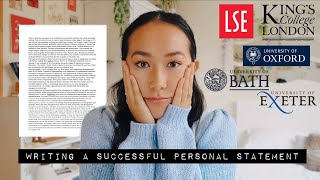 how to write the best personal statement  uk ucas university [upl. by Naic]