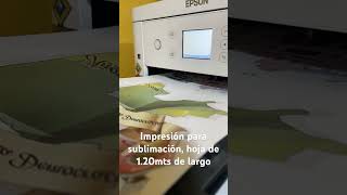 Impresión para sublimar prendas Aprende tips con nosotros en nuestro canal epson sublimacion [upl. by Ethelbert46]