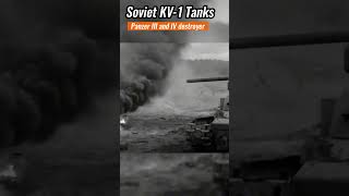 Soviet KV1 Tank  Destroying German Panzers Battle of Kursk [upl. by Ahsemrak]