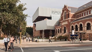 OMA and Hassell completes topheavy WA Museum Boola Bardip in Perth [upl. by Coralyn639]