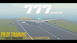 777 Landing comp in PTFS [upl. by Gnilrets378]