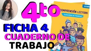 FICHA 4 CUADERNO DE TRABAJO COMPRENSIÓN LECTORA 4TO SEC LA DISCRIMINACIÓN COMUNICACIÓN [upl. by Hannazus]