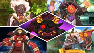 Yokai Watch 2  All Bosses Boss Rush No Items [upl. by Dympha184]