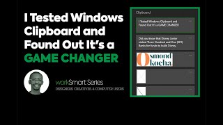 I Tested Windows Clipboard and Found Out Its a GAME CHANGER [upl. by Doralyn]