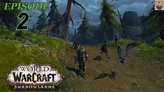 Lets Play WoW  SHADOWLANDS  New Character Leveling  Part 2  Gameplay Walkthrough [upl. by Novyert]