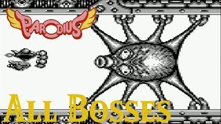 Parodius GameBoy  All Bosses [upl. by Sanoy]