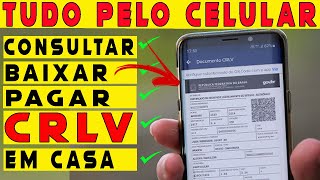 Como baixar e pagar o boleto do IPVA do carro ou moto pelo celular  CRLV 2024 [upl. by Gwyn]