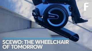 This Incredible Wheelchair Can Climb Up and Down Stairs [upl. by Ecinnaj]