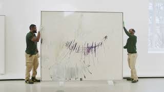 Le montage des œuvres de Cy Twombly [upl. by Calmas295]