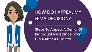 How do I appeal my FEMA decision [upl. by Nyrraf]