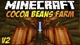 Minecraft  Cocoa Beans FarmPlantage  Sehr effektiv und Kompakt 28 Stacks [upl. by Akerdal]