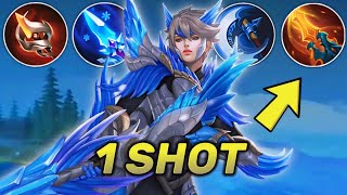 I FINALLY FOUND THE BEST KIMMY ONE SHOT BUILD IN SOLO RANKED 🔥 KIMMY BEST BUILD AND EMBLEM 2024 [upl. by Aiveneg]