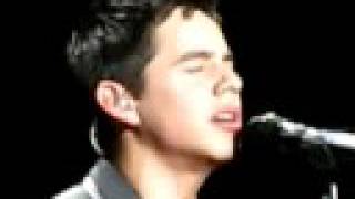 David Archuleta  When You Say You Love Me [upl. by Yemrej]