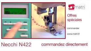 Necchi N422  Naaimachine Sewingmachine Machine a Coudre Nahmaschinen Máquinas de Coser [upl. by Aerdnaek654]