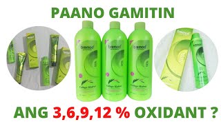 PAANO GAMITIN ANG OXIDANT  HOW TO MIX HAIR COLOR amp OXIDANTS TIPS amp TRICKS 2021 [upl. by Helge]