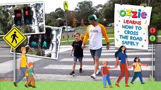 How To Cross The Road Safely With Ozzie  Stop Look Listen Think  Road Safety For Kids [upl. by Lila]