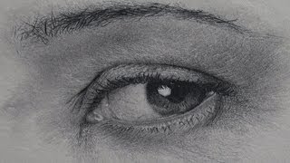 Drawing Reality How to draw eye [upl. by Maure143]