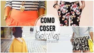 Cómo Coser Bolsillos Delanteros [upl. by Arjan]