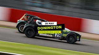 Caterham Motorsport  Donington  May 26th 2024  Live Race 2 [upl. by Langsdon]